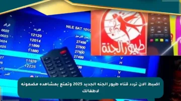 اضبط الآن تردد قناة طيور الجنة الجديد 2025 وتمتع بمشاهدة مضمونة لأطفالك